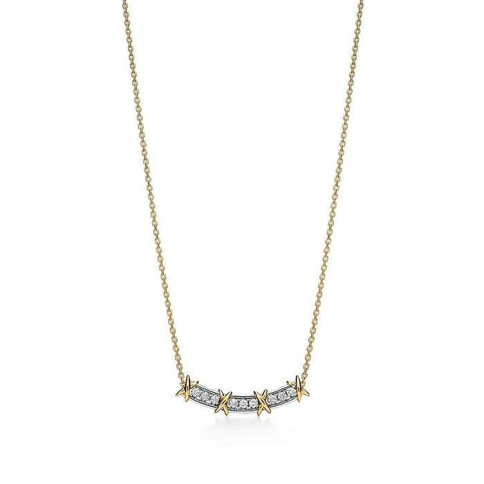 Sixteen Stone Narrow Pendant